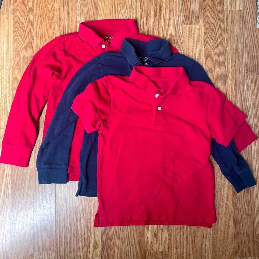 LOT Boys Uniform Polo Shirts